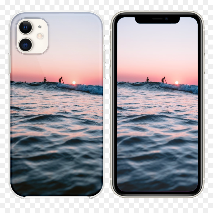 Calm Wallpaper Iphone X, HD Png Download - beach waves png