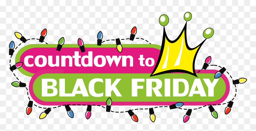 Black Friday Clip Art And Cyber Monday Logo - Black Friday Free Clip Art, HD Png Download - cyber monday png