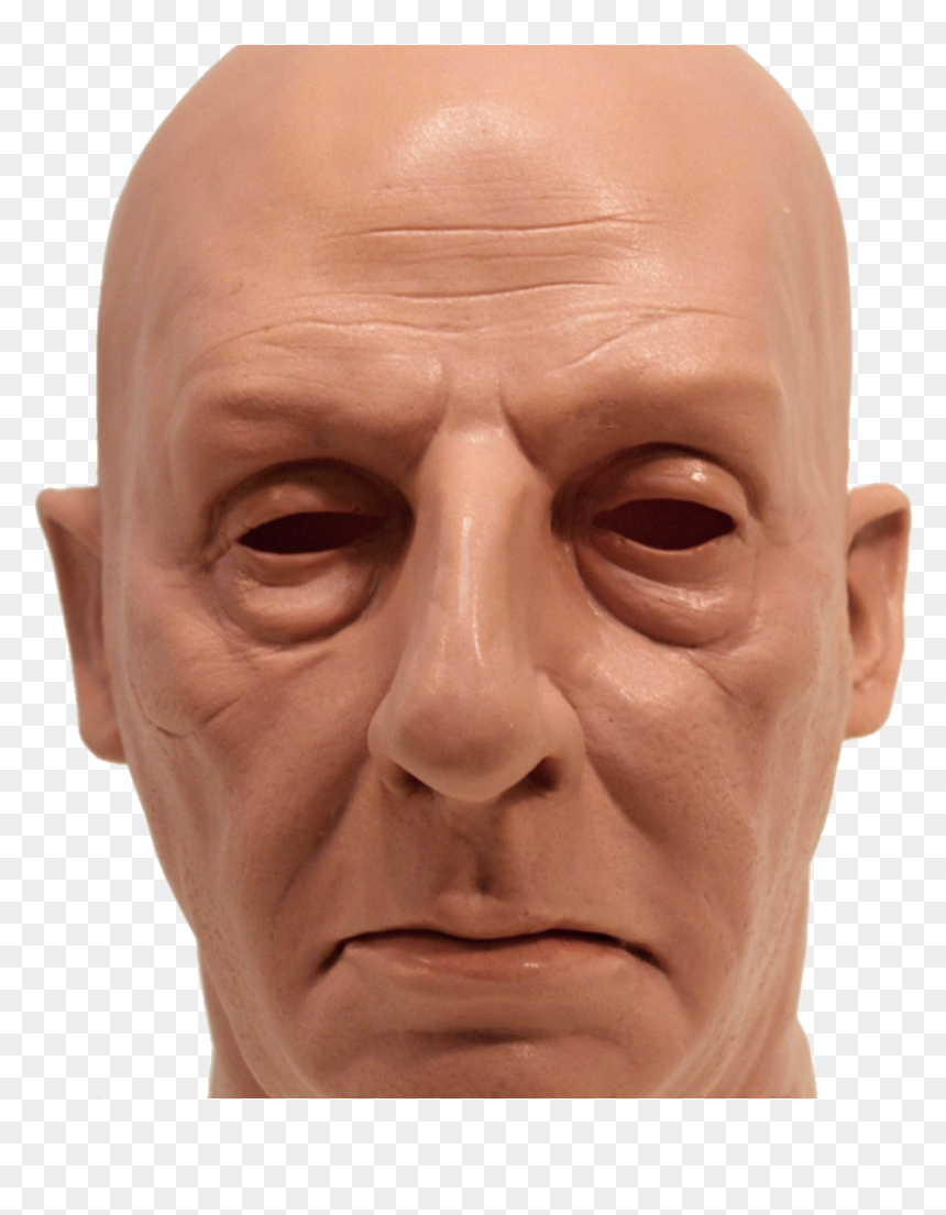 Bouncer Realistic Bald Man Mask - Bald Man Head Png, Transparent Png - bald head png