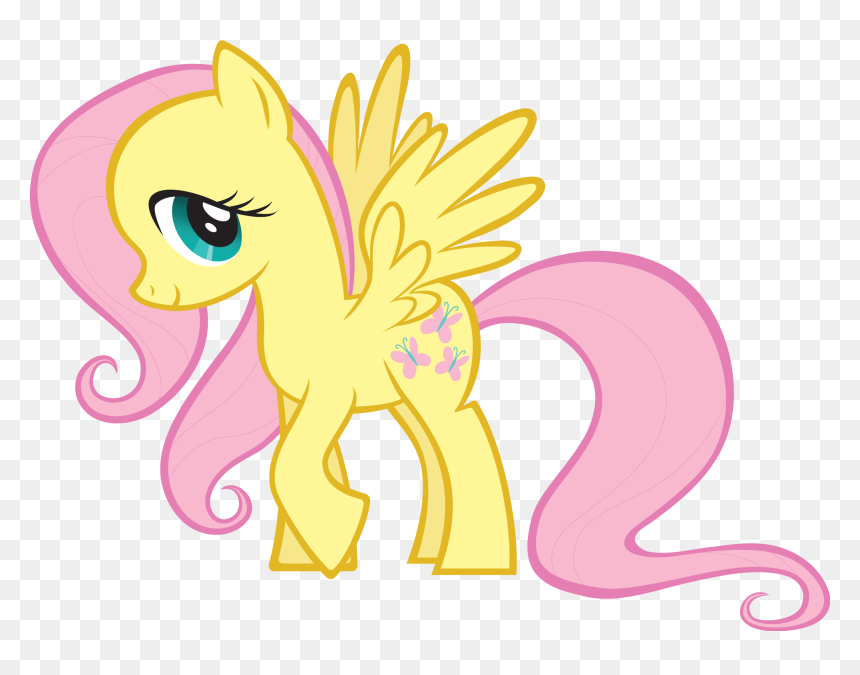 Fluttershy Rainbow Dash Pinkie Pie Pony Rarity - My Little Pony Drawing Fluttershy, HD Png Download - fluttershy png