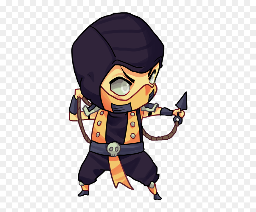 Mini Scorpion Mortal Kombat, HD Png Download - mortal kombat scorpion png