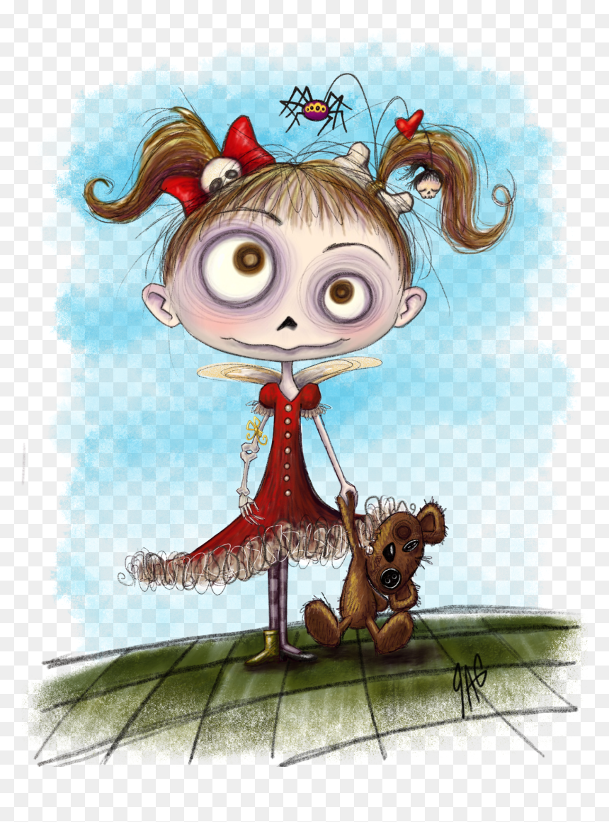 Cartoon, HD Png Download - zombie girl png