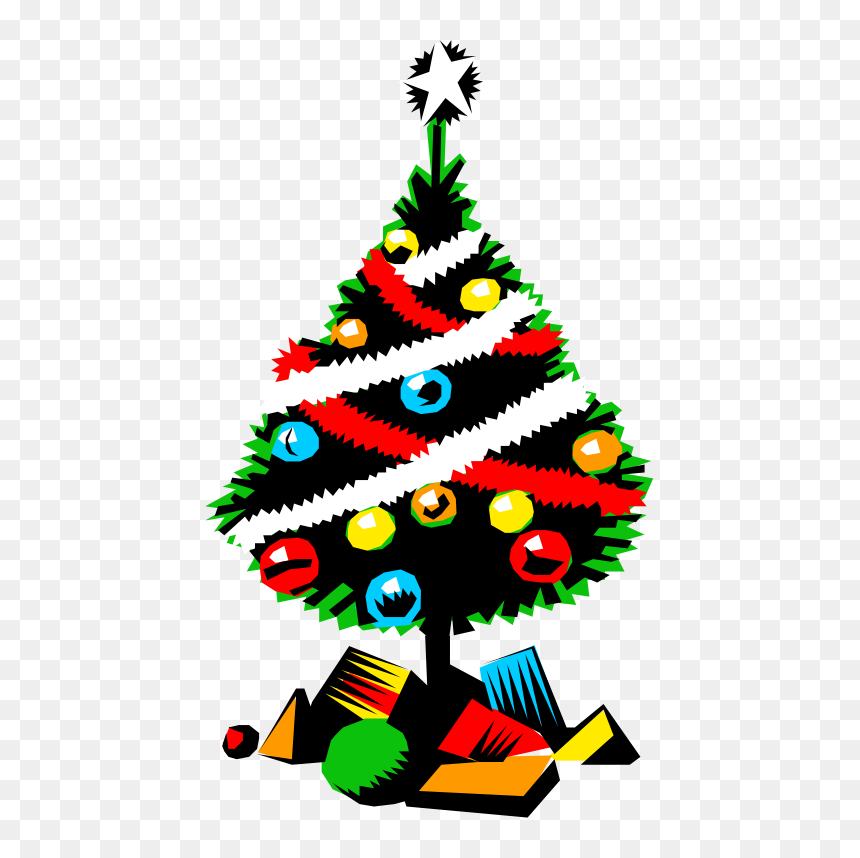 Christmas Tree - Christmas Tree Clipart, HD Png Download - christmas tree with presents png