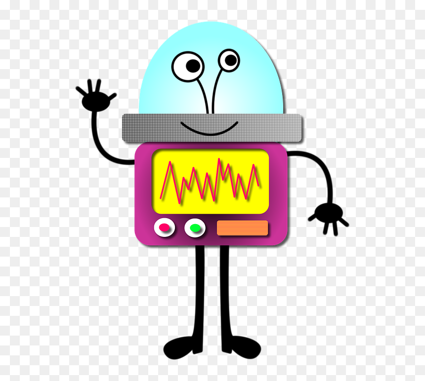 Cartoon Of Robot - Robotica Para Niños De 3 A 5 Años, HD Png Download - robot arm png