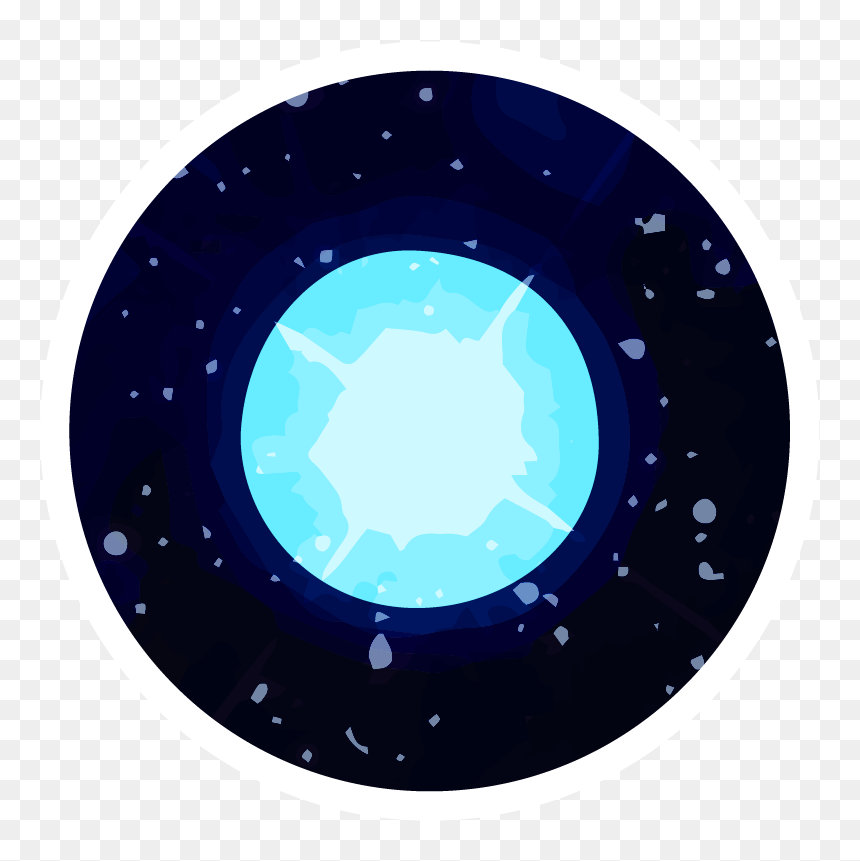 Blue Moon Vector-01 - Circle, HD Png Download - moon vector png