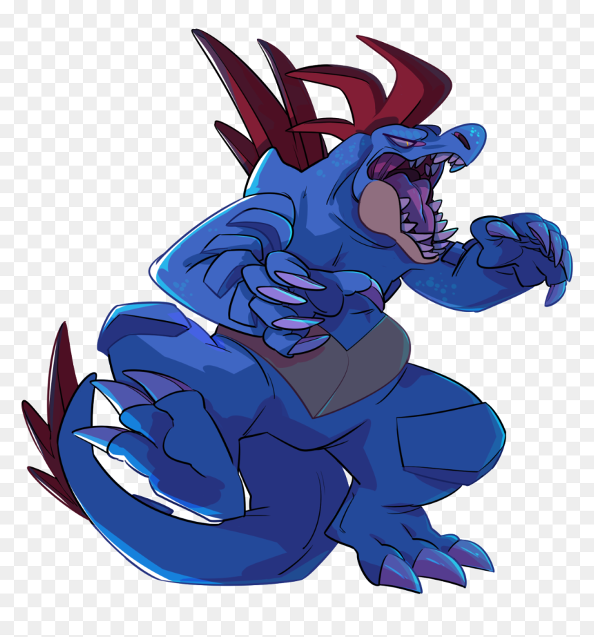 Hey Did You Know Feraligatr Is My Fav Pokemon - Cartoon, HD Png Download - feraligatr png