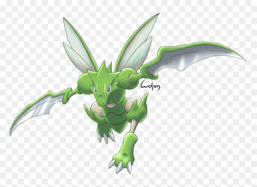 Thumb Image - Scyther Png, Transparent Png - scyther png