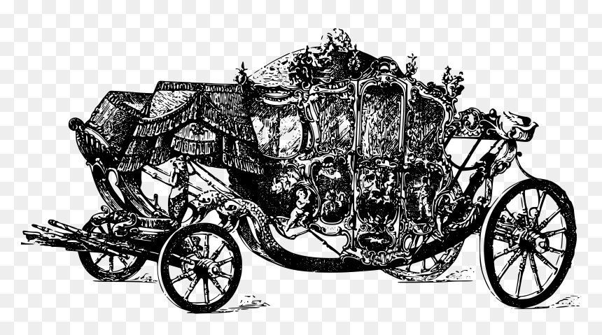 Carriage Clip Arts - Gothic Carriage, HD Png Download - carriage png