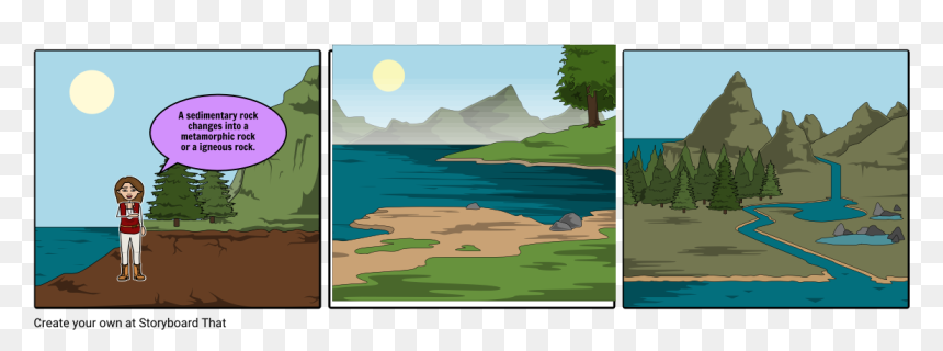 Earth On Turtle's Back Storyboard, HD Png Download - landscape rocks png