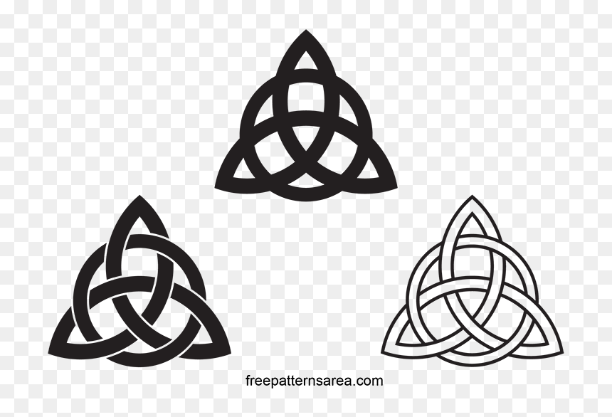 View Larger Image Celtic Triquetra Symbol Vector - Celtic Knots, HD Png Download - triquetra png