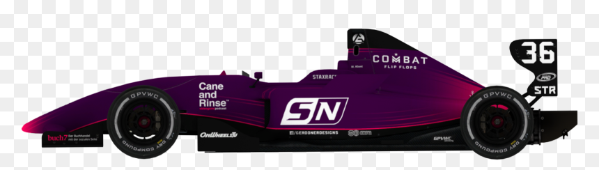 Racing Car Side View Png, Transparent Png - car side view png