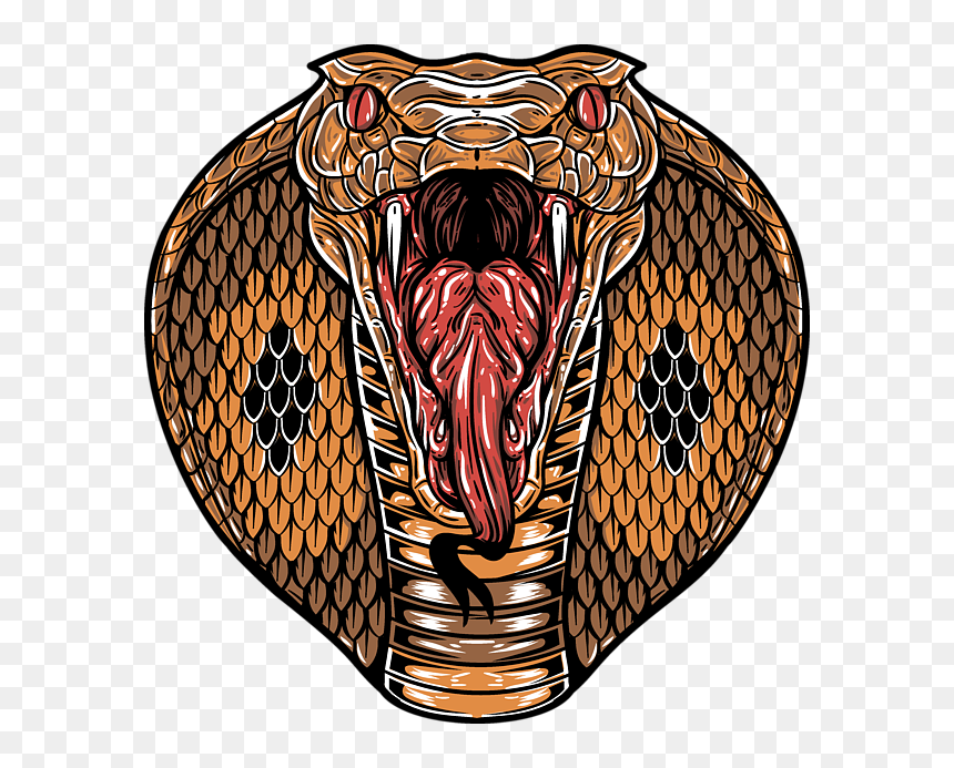 Bleed Area May Not Be Visible - King Cobra Mouth Open, HD Png Download - king cobra png