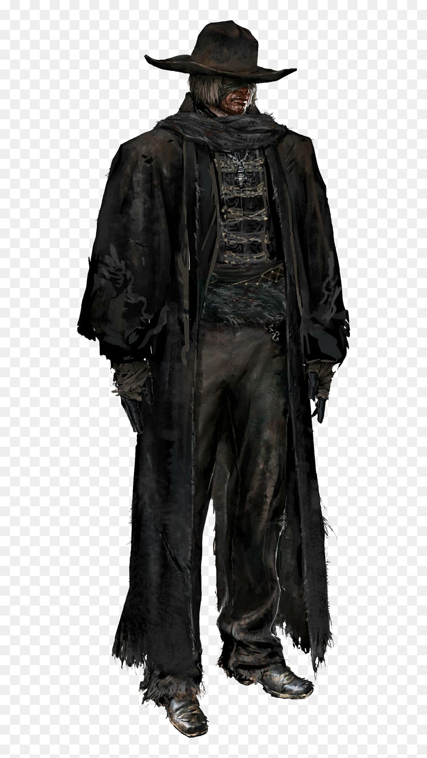 Bloodborne Transparent Trench Coat - Bloodborne Healing Church Hunters, HD Png Download - bloodborne png