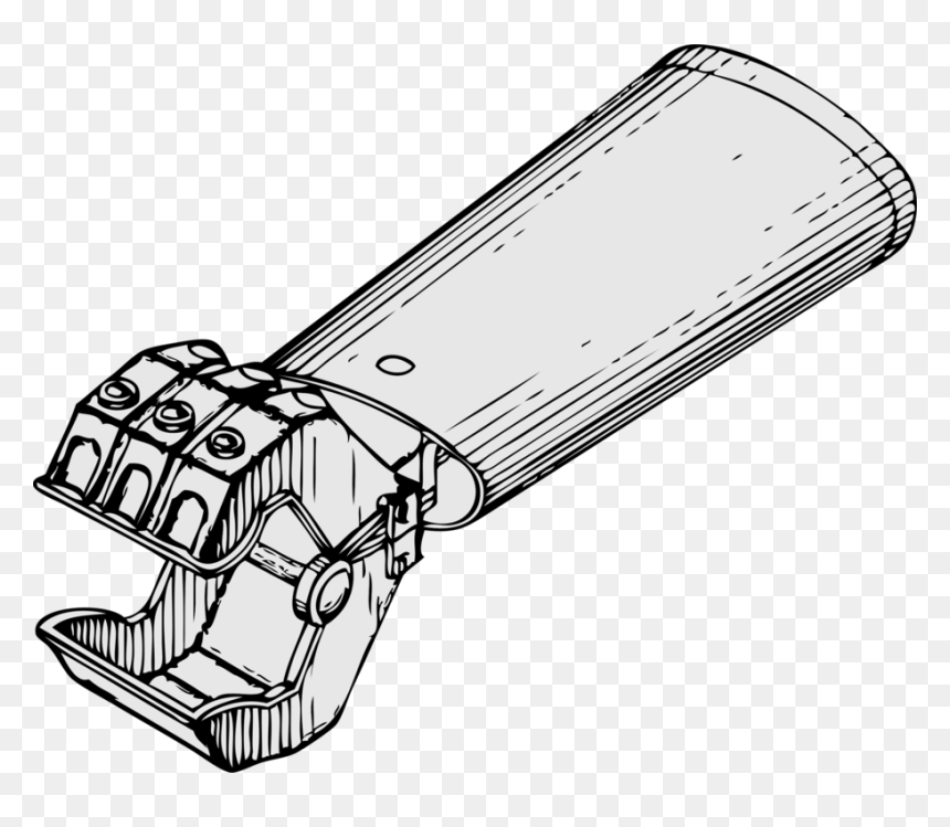 Mechanical Engineering Robotic Arm Hand Drawing - Robot Hand Drawing, HD Png Download - robot arm png