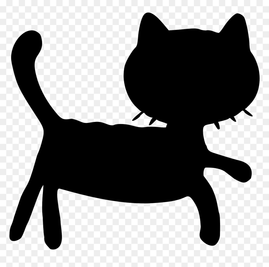 Whiskers Domestic Short-haired Cat Black Cat Dog - Cat Grabs Treat, HD Png Download - whiskers png