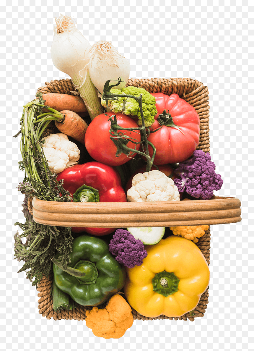 Order A Basket - Pattypan Squash, HD Png Download - bell pepper png