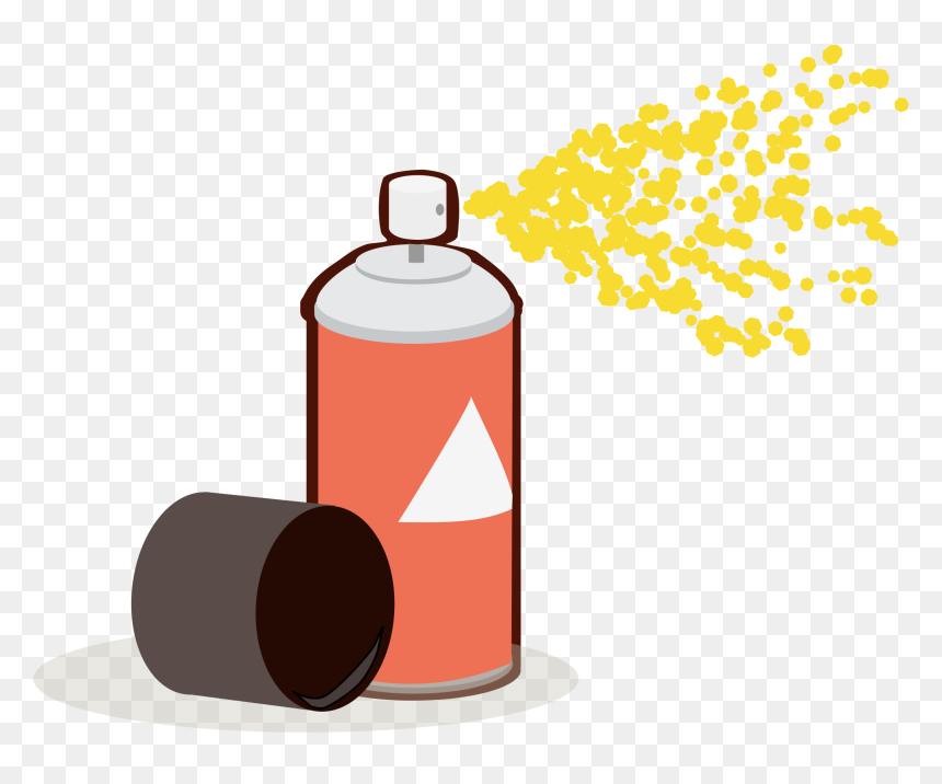 Spray Paint Clip Art - Spray On Solar Panels, HD Png Download - spray paint can png