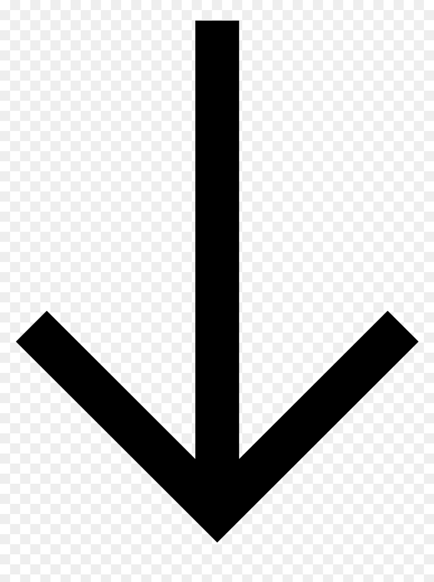 Arrow Down, HD Png Download - back arrow png