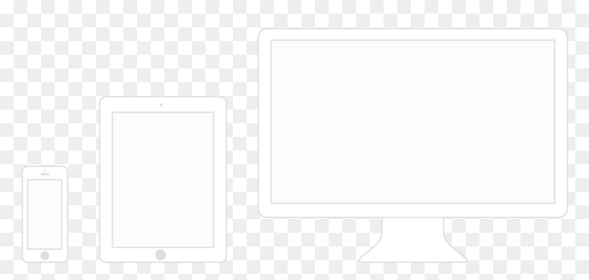 Mobile First - Computer Monitor, HD Png Download - rule of thirds grid png