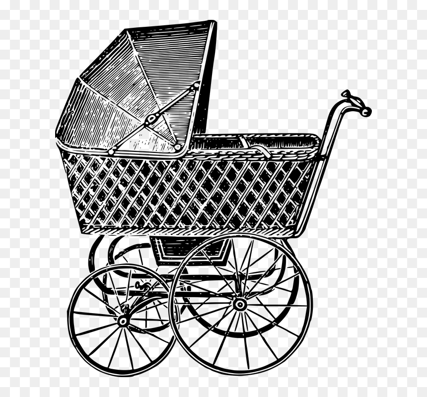 Old Pram Clip Art, HD Png Download - carriage png
