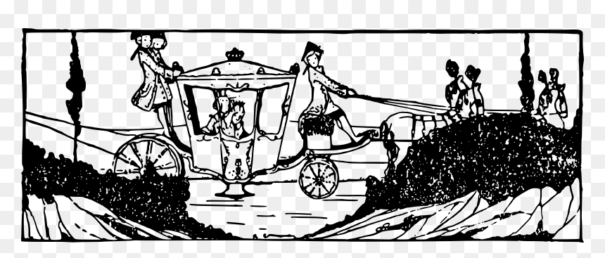 Fancy Fairy Tale Carriage Clip Arts - Vintage Fairytale Art .png, Transparent Png - carriage png