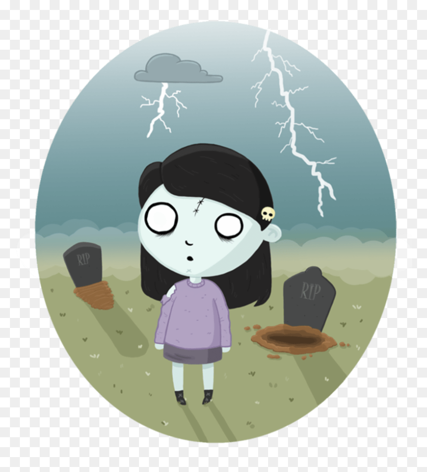 Cartoon, HD Png Download - zombie girl png