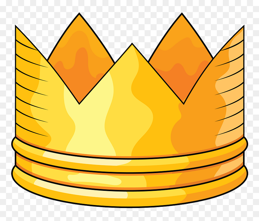 Golden Crown Clipart - Κορωνα Clipart, HD Png Download - golden crown png