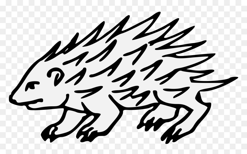 Details Png - Porcupine Heraldry, Transparent Png - porcupine png