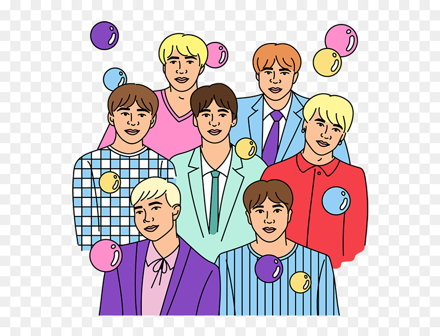 Bts 일러스트, HD Png Download - soulja boy png