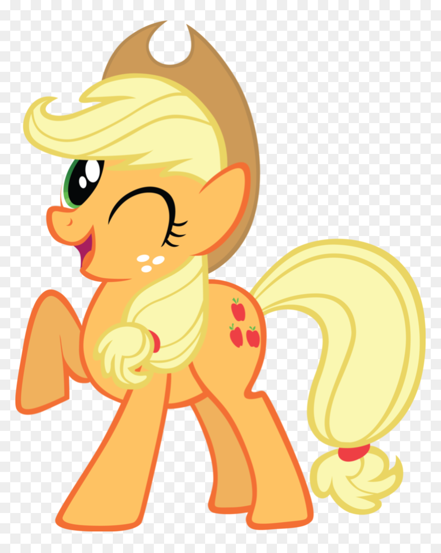 Applejack My Little Pony Rarity Rainbow Dash - My Little Pony Applejack, HD Png Download - applejack png