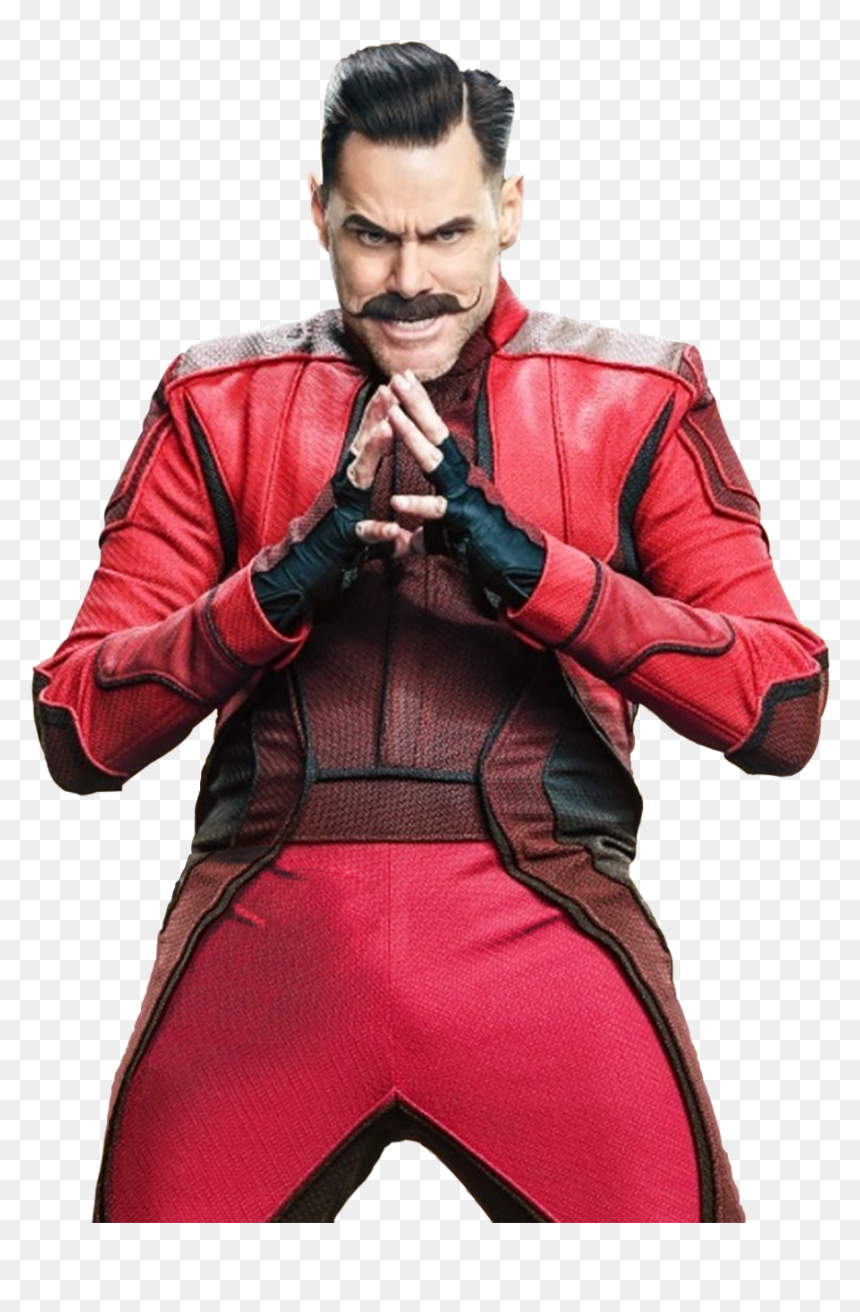 A Almost Full Body Picture Of Dr - Jim Carrey Dr Robotnik, HD Png Download - eggman png