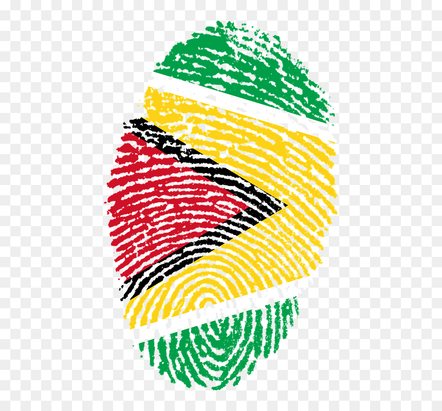 Guyana Finger Print Flag, HD Png Download - kool aid png