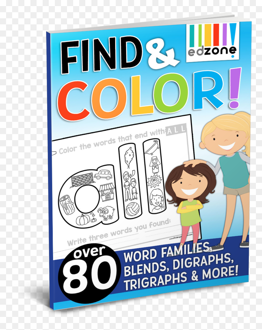 Word Families, Blends, Digraphs & Trigraphs - Cartoon, HD Png Download - family word art png
