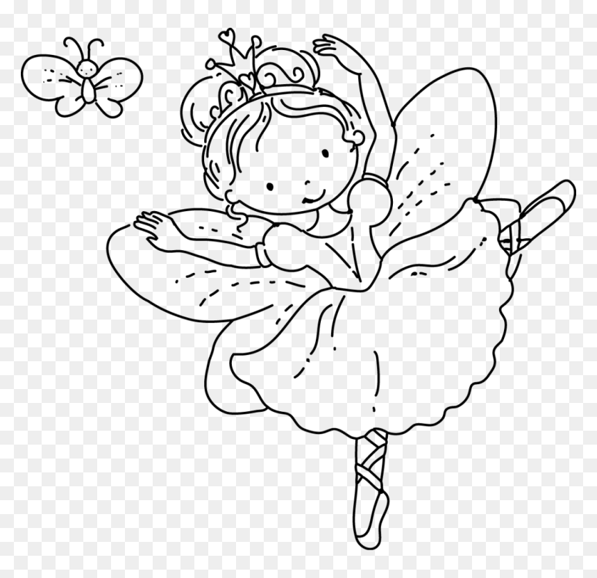 Fairy Princes Coloring Pages, HD Png Download - coloring pages png