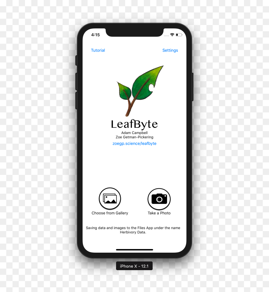 Leafbyte App - Pie Chart Mobile App, HD Png Download - danielle campbell png