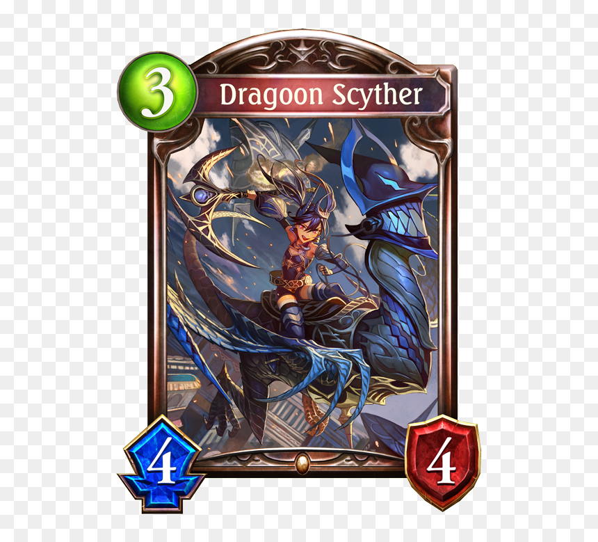 Unevolved Dragoon Scyther Evolved Dragoon Scyther - Shadowverse Cards, HD Png Download - scyther png