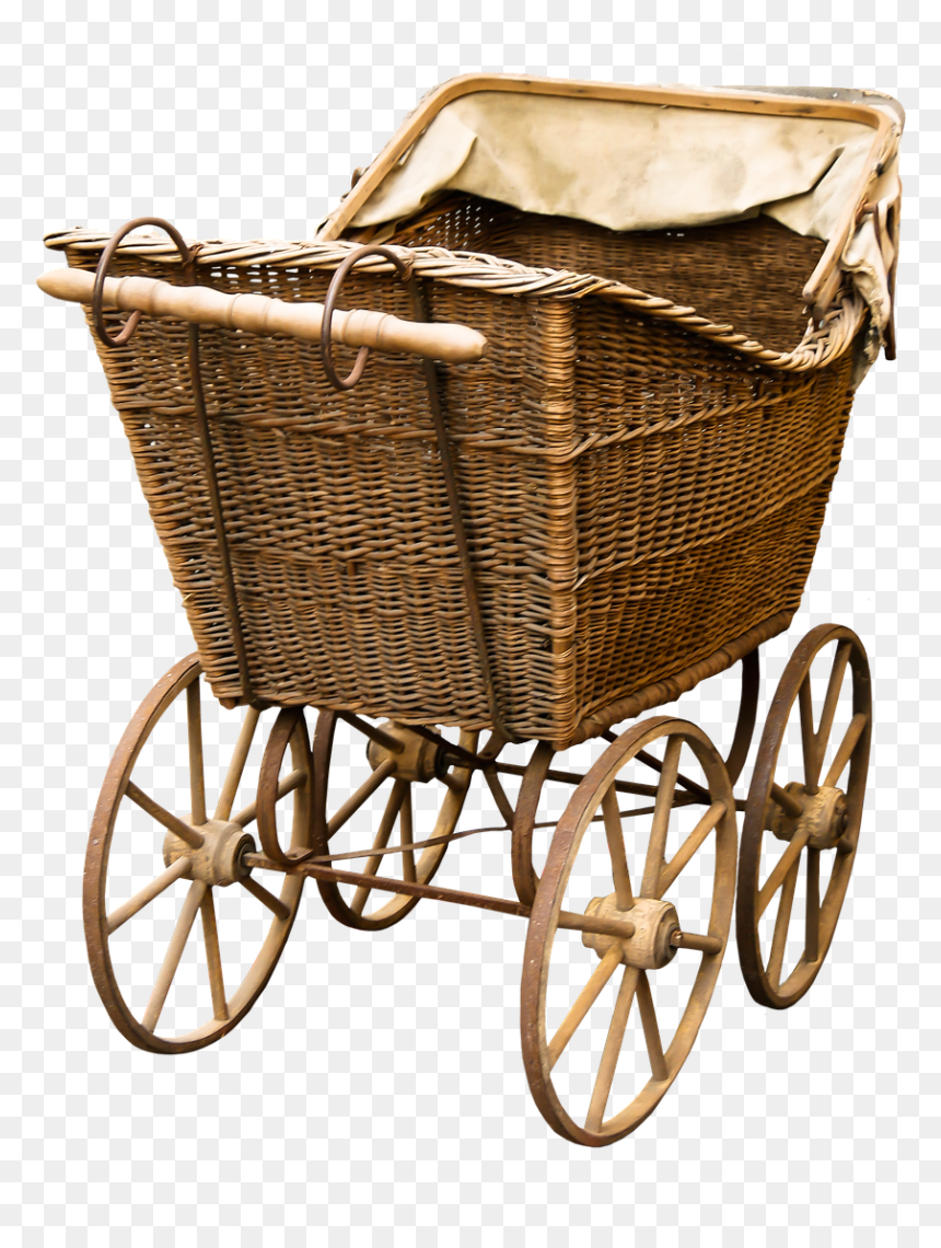 Old Baby Carriage Png, Transparent Png - carriage png