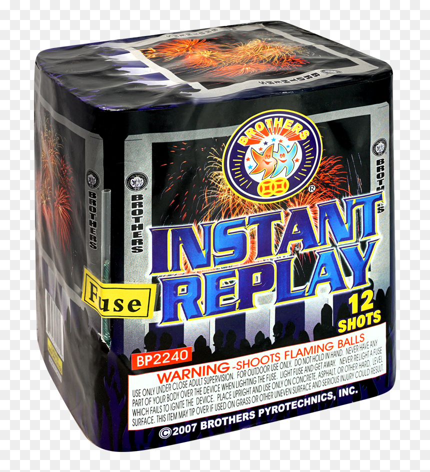 Instant Replay Firework , Png Download - Brothers Fireworks, Transparent Png - instant replay png