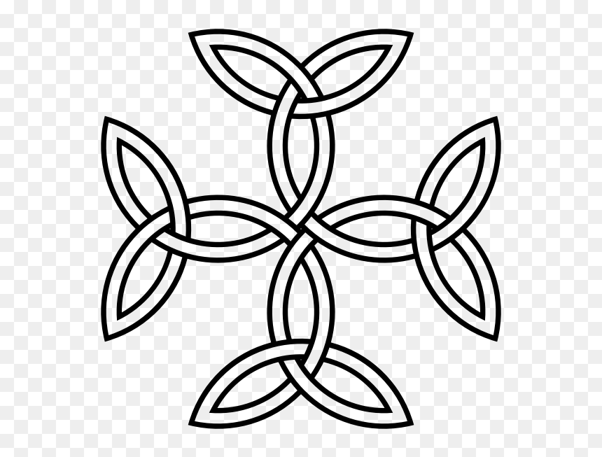 Triquetra Cross - Celtic Symbols, HD Png Download - triquetra png