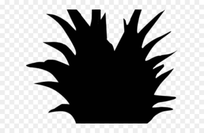 Silhouette Clipart Plant - Silueta De Planta Png, Transparent Png - plant silhouette png