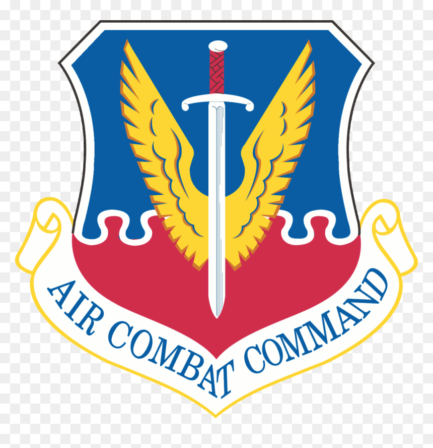 Air Combat Command Logo, HD Png Download - usaf logo png