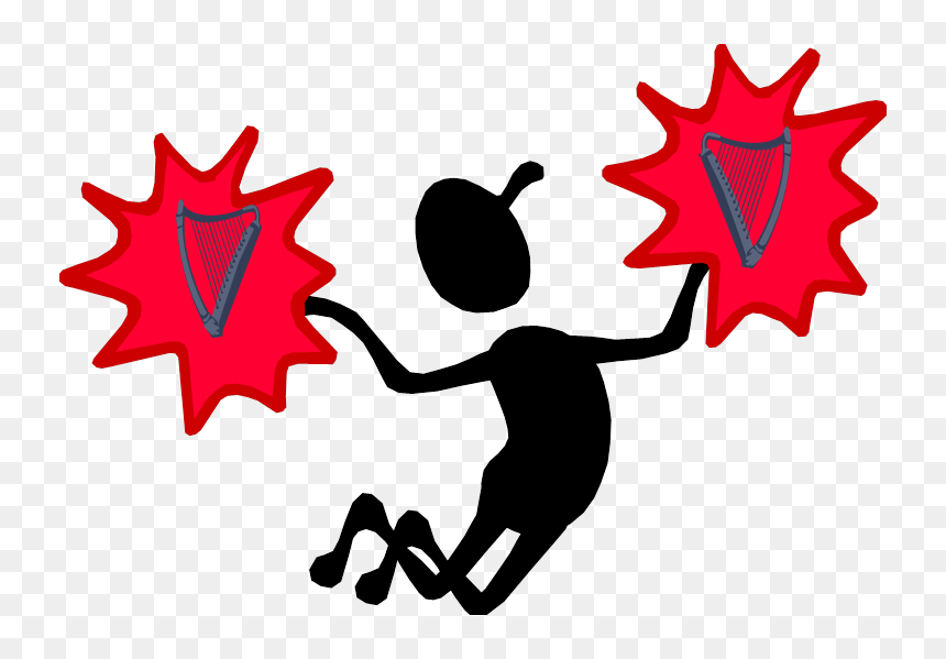 Cheerleaders Cheer Urge Yourself On To Greatness Clipart - Screen Beans Money, HD Png Download - cheerleader silhouette png