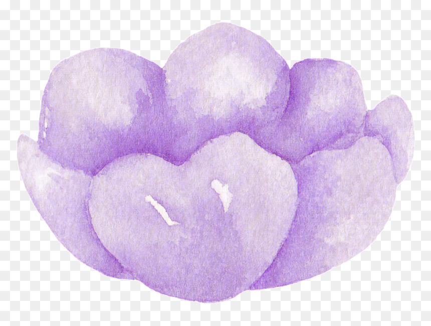 Purple Watercolor Floral Transparent Decorative - Watercolor Painting, HD Png Download - purple watercolor png