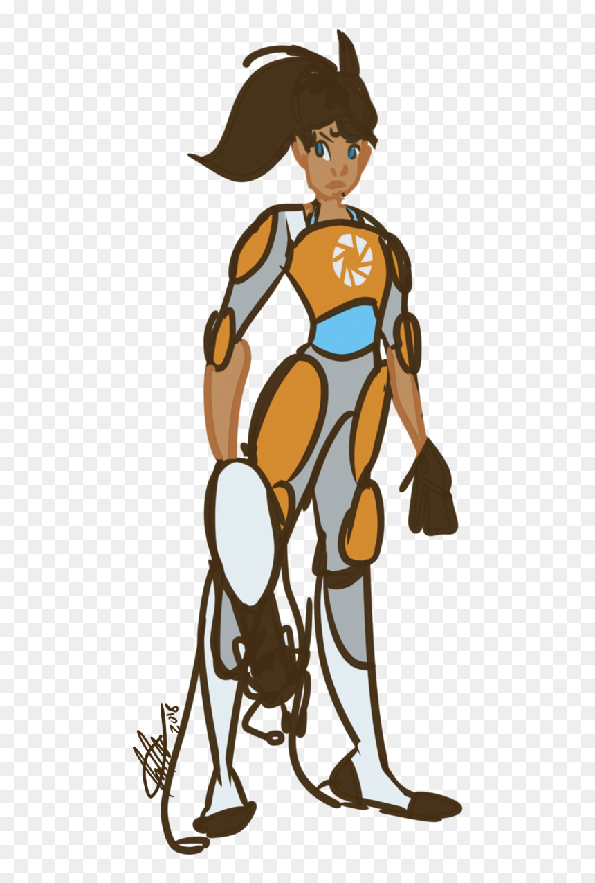 “@starry-nightengale Reminds Me Of Your Superhero Au - Cartoon, HD Png Download - glados png