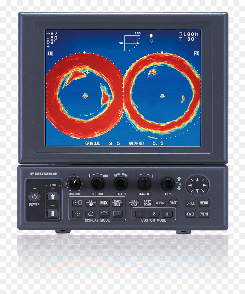 Hr Ch300 Reflection - Sonar Ch 300 Furuno, HD Png Download - searchlight png
