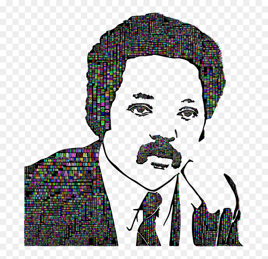 Art,beard,moustache - Jesse Jackson Easy Drawing, HD Png Download - beard silhouette png