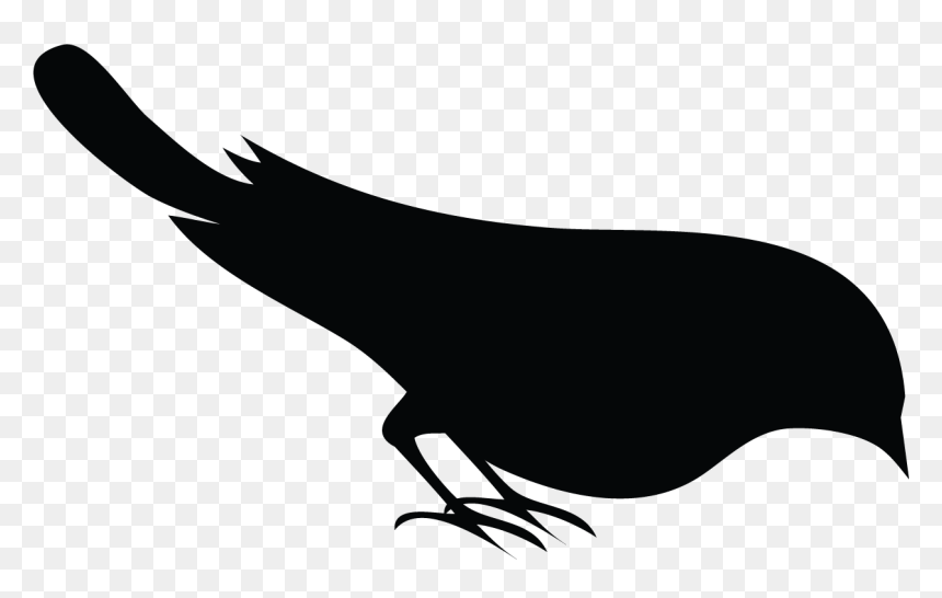 Perching Bird, HD Png Download - crow silhouette png