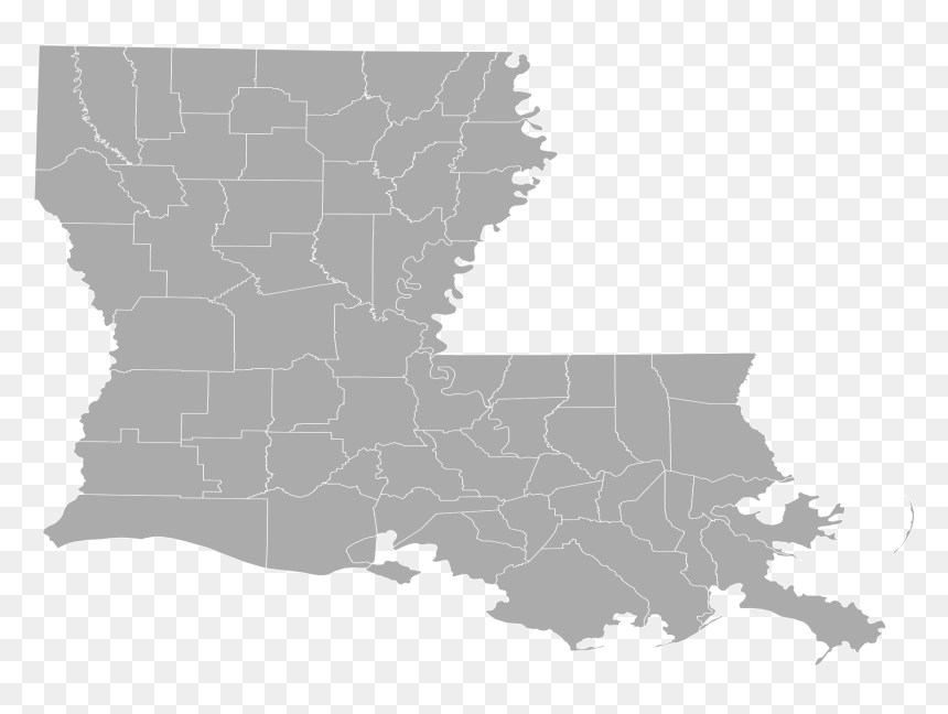 Louisiana Svg Outline - 2016 Presidential Election Louisiana Map, HD Png Download - louisiana outline png