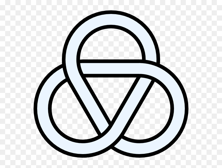 Gordian Knot Symbol, HD Png Download - triquetra png
