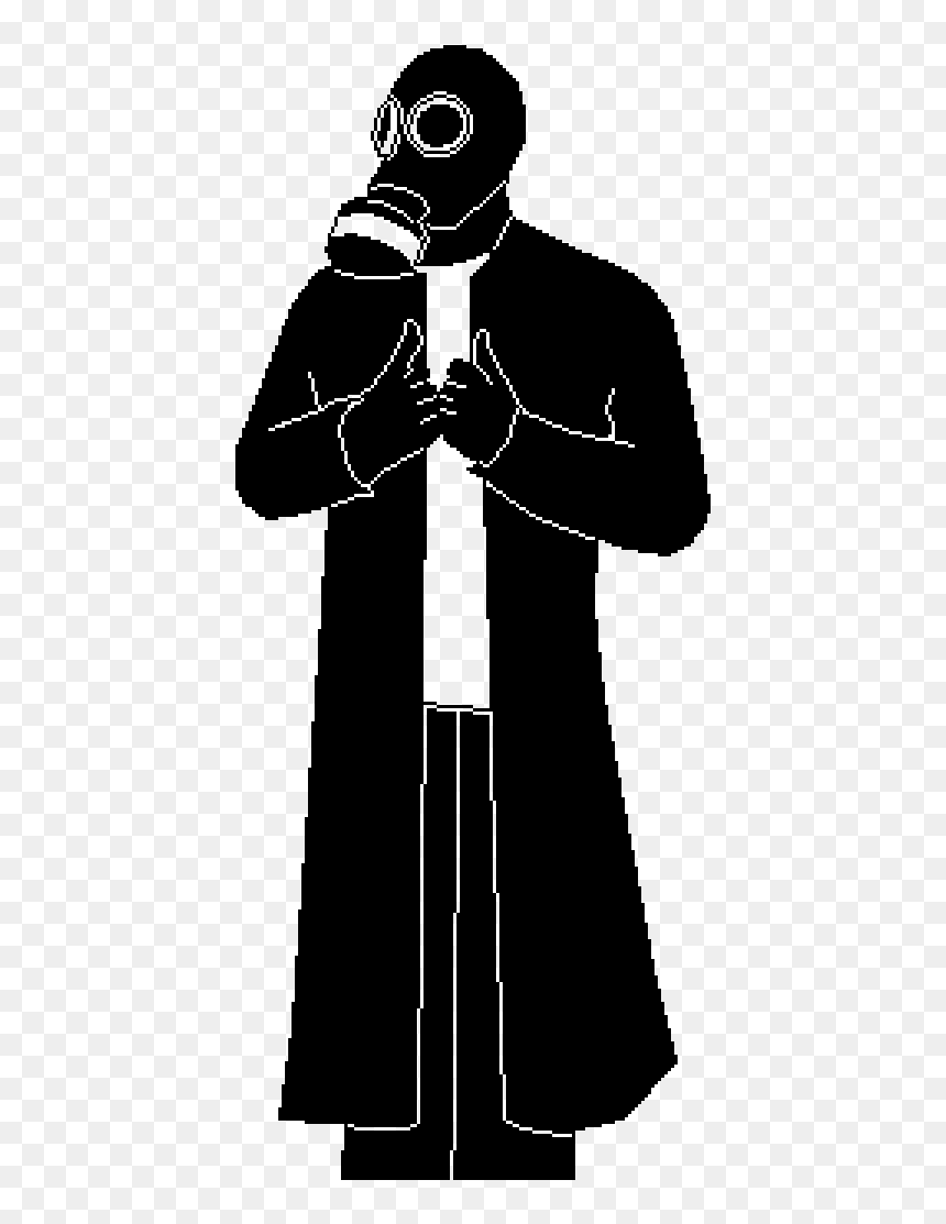 Gas Mask Clipart Silhouette - Illustration, HD Png Download - beard silhouette png